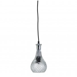 Oriel Lighting-Decant 1 & Decant 3 Retro Vintage Cut Glass Pendant